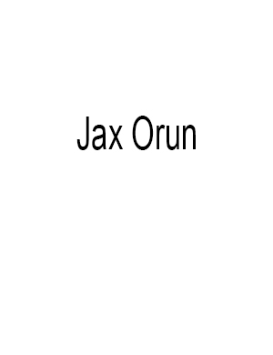 Jax Orun